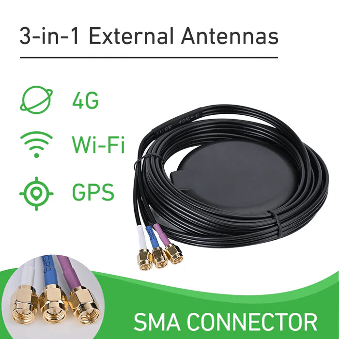 InHand Networks 3-in-1 4G/Wi-Fi/GPS External Antennas